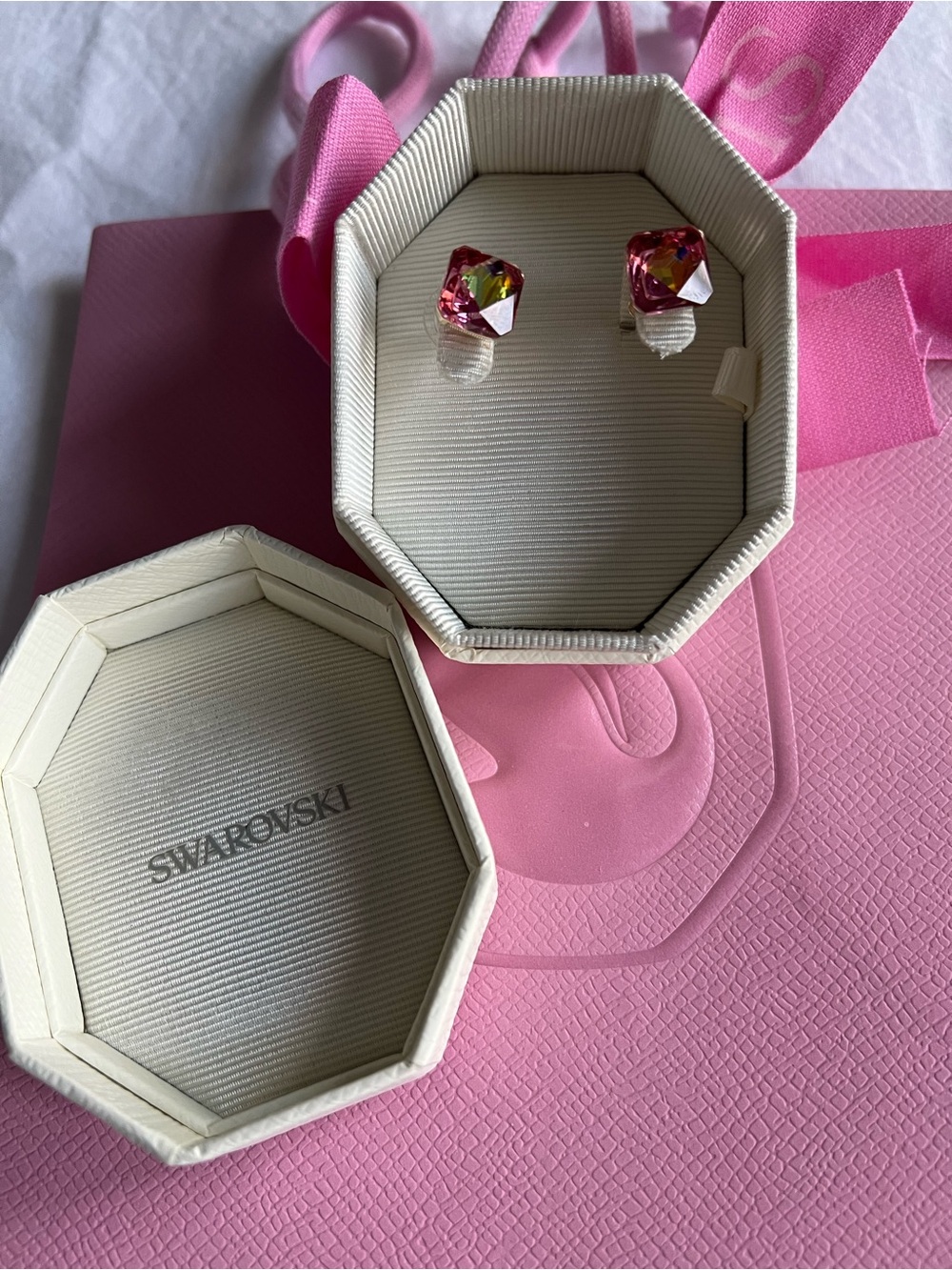 New! SWAROVSKI Ortyx Stud Earrings